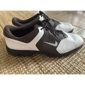 Nike Air Comfort Golf Shoes Mens US 13 Waverly Last Leather Cleats